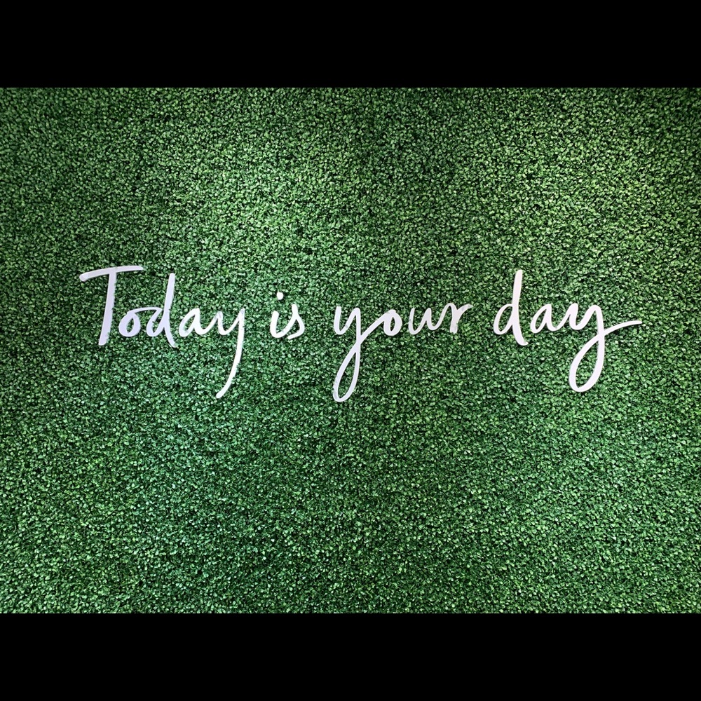 Today is YOUR day!   Take Care of yourself!